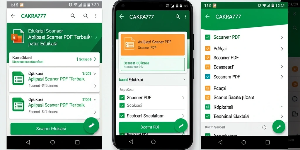 Tampilan antarmuka CAKRA777 yang sederhana dan fungsional.