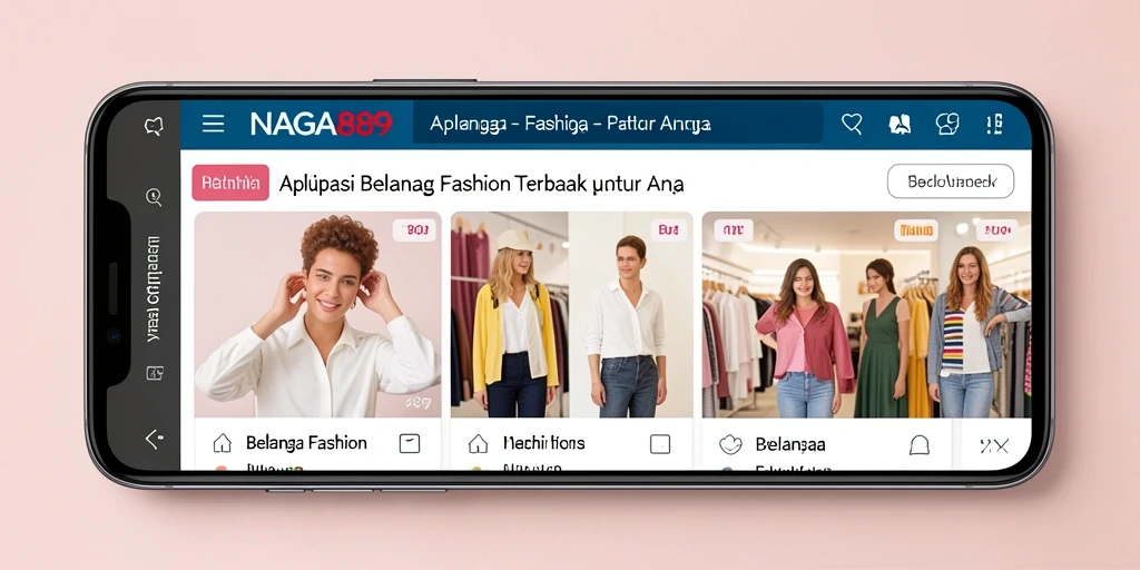 Antarmuka aplikasi NAGA889 yang stylish dan modern.