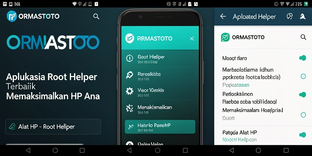 Antarmuka pengguna ORMASTOTO yang mudah digunakan dan intuitif.