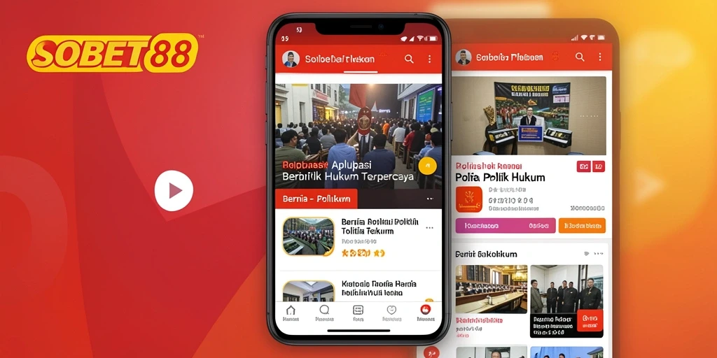 Tampilan antarmuka aplikasih SOBET88 yang informatif dan menarik.